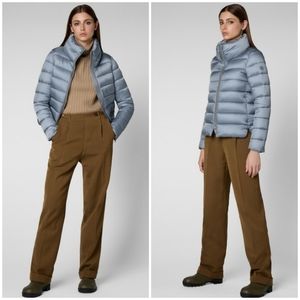 NWT Save The Duck Elsie Water Repellent Short Puffer Jacket